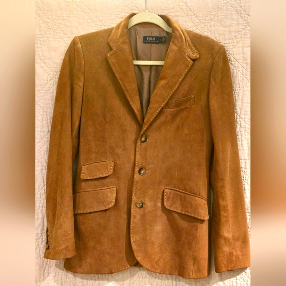 Ralph Lauren Jackets & Blazers - Ralph Lauren Suede Blazer Size 4